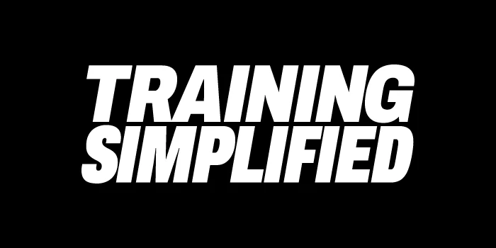Training Simplified