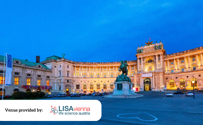 Exterior of the Hofburg in Vienna, Austria