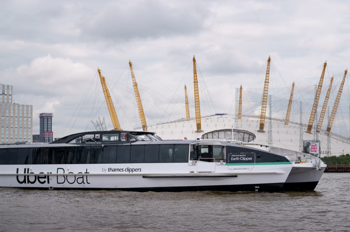 Uber Boat by Thames Clippers at The O2