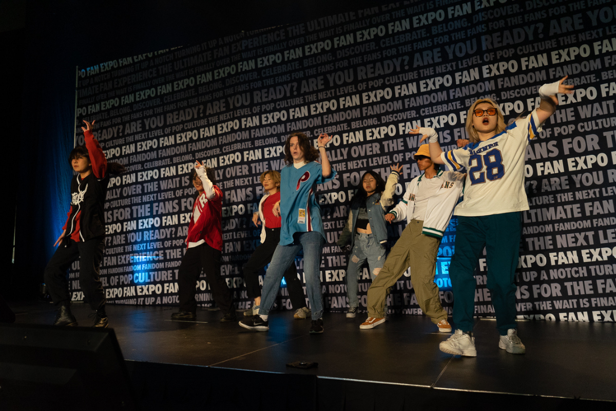 Kpop dancing group dancing during the Craftmanship Cup