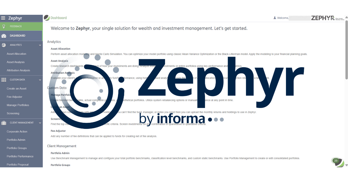 asset allocation software with investment analytics software and portfolio generation tools