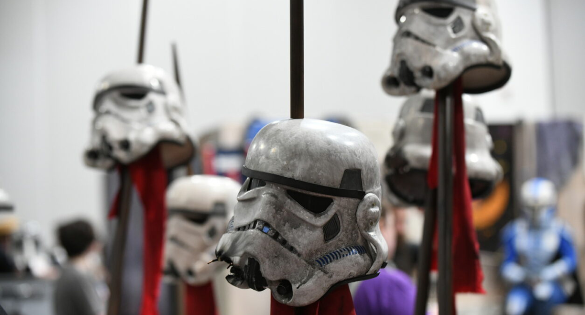 Stormtrooper burial ground at the 501st booth