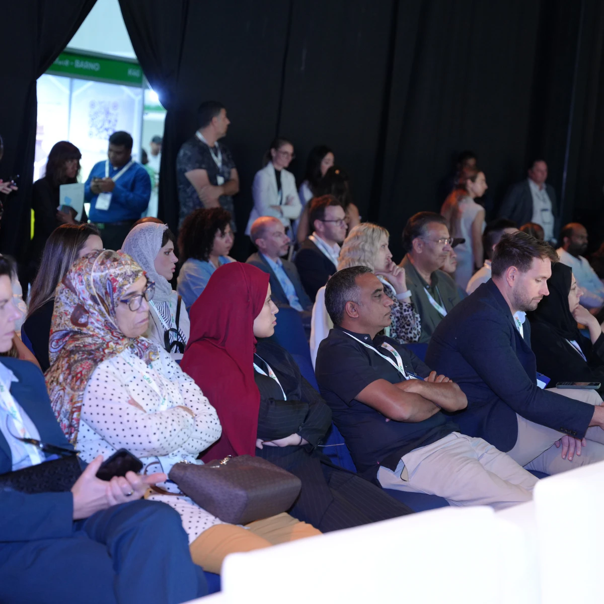 Livestock, poultry and animal health professionals attending conference sessions at Growtech Middle East