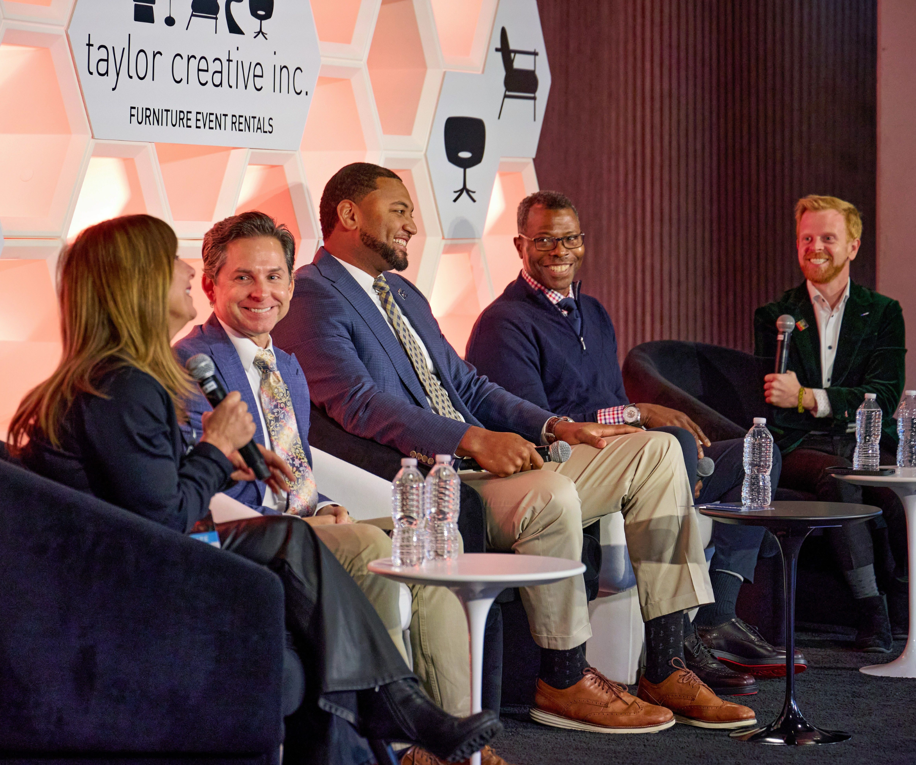 Panel discussion with 5 sports professionals