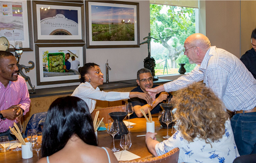 Exhibitor and attendee