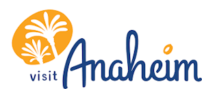 Visit Anaheim logo.