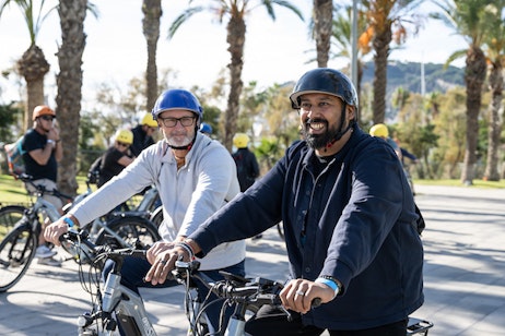 GRLC Attendees on a Bike Tour