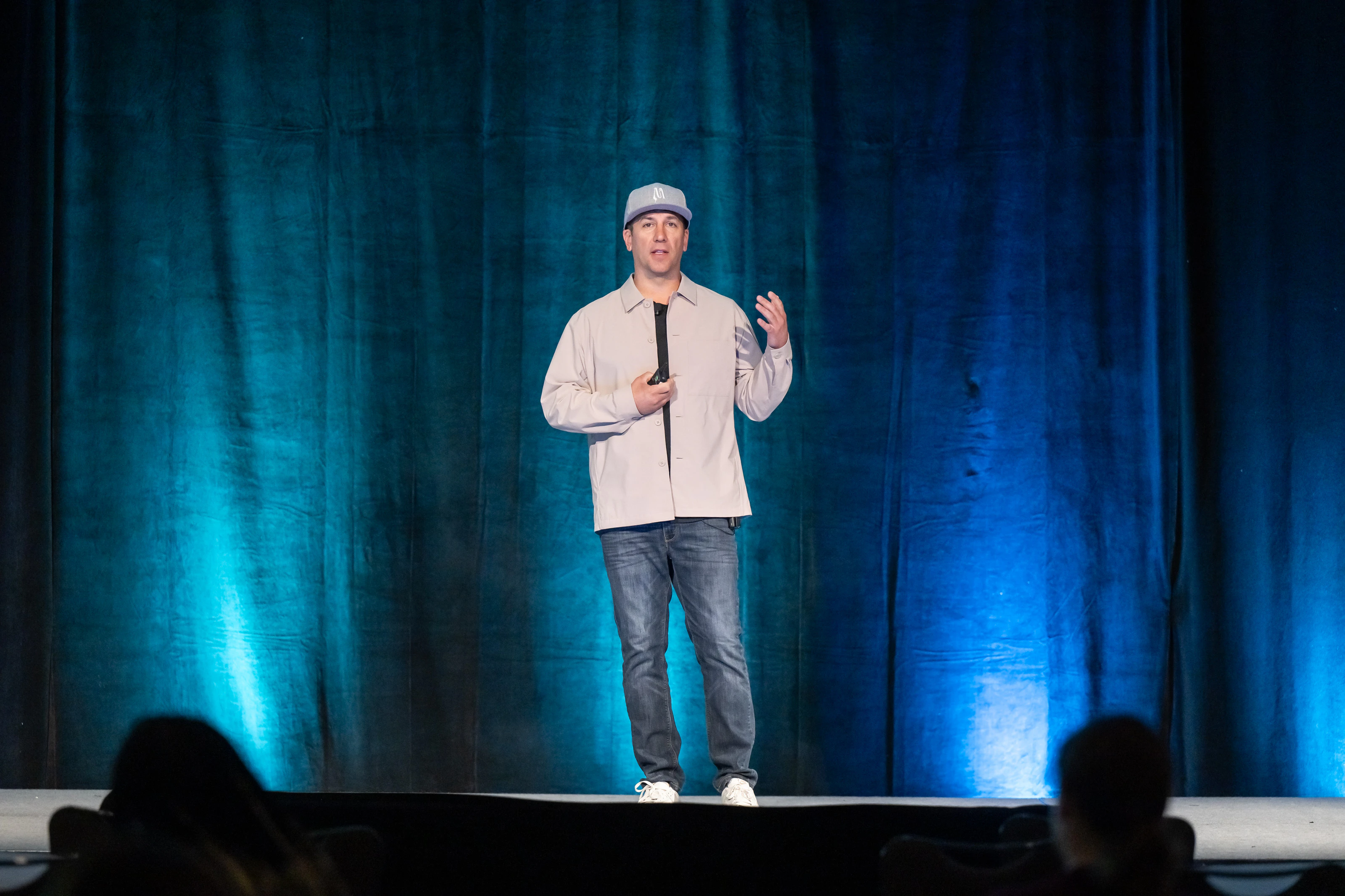 A speaker presenting at the 2024 MenuDirections