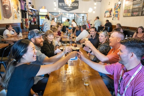 GRLC Attendees at a Bar