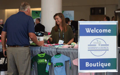 Women's Council Boutique desk