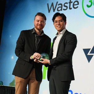 Woman who Inspires Awards on Table