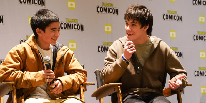 Avatar: The Last Airbender duo, Gordon Cormier and Ian Ousley smile as they share stories from filming the show.