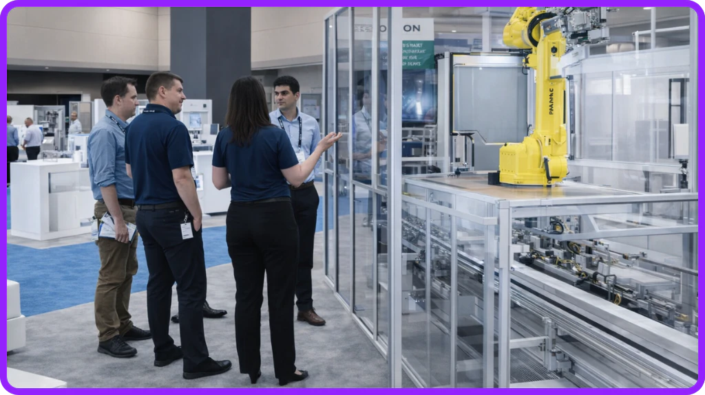 Exhibit Showing off Product at Tissue World