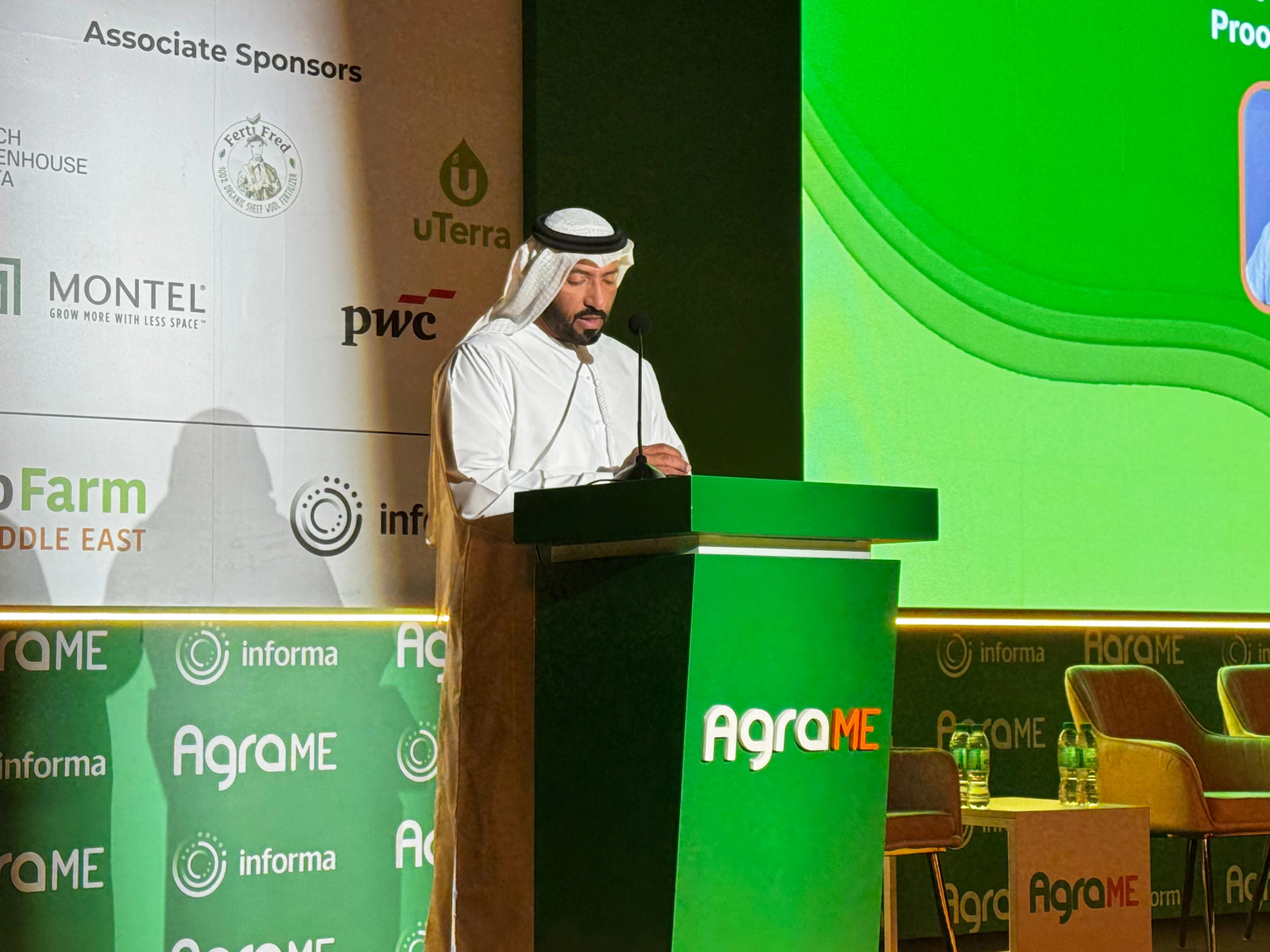 Agriculture conference presentation at Growtech Middle East