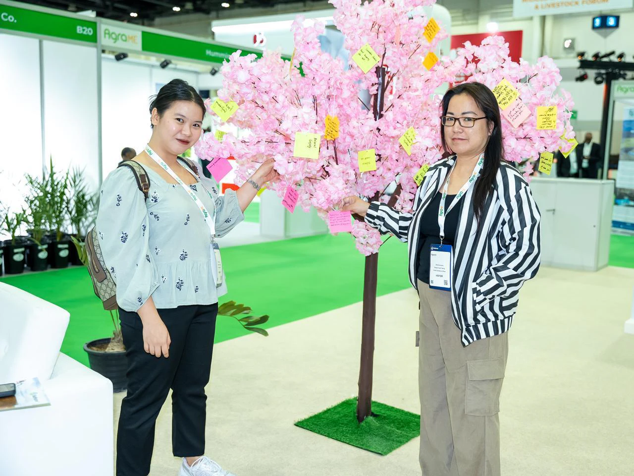 Visitors exploring agriculture innovations at Growtech Middle East