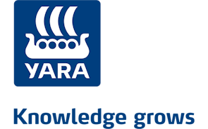 Yara logo – A global leader in agricultural solutions, including fertilisers and sustainable crop nutrition.