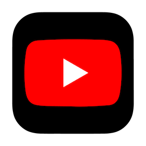 YouTube logo with rounded edges