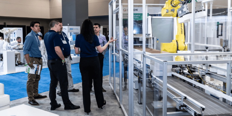 Exhibit Showing off Product at Tissue World