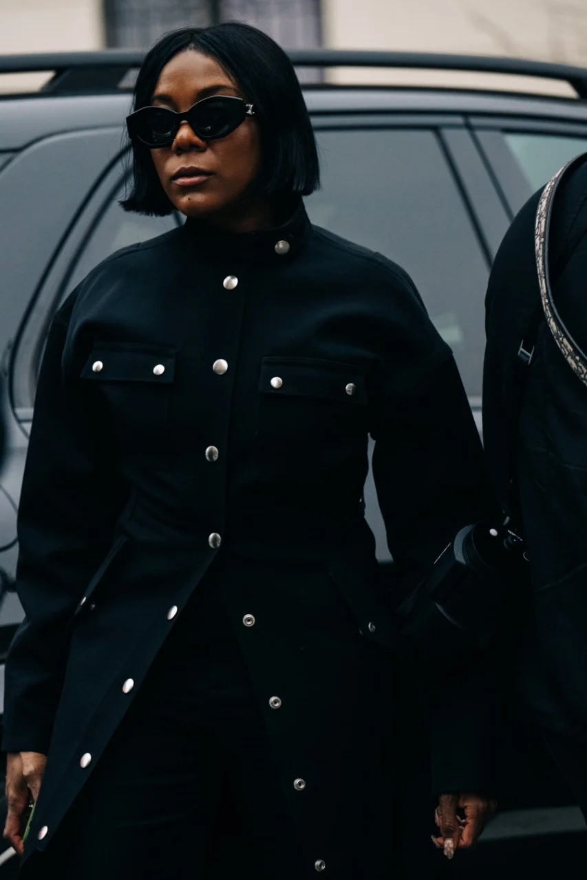 Jessica Willis outside Max Mara