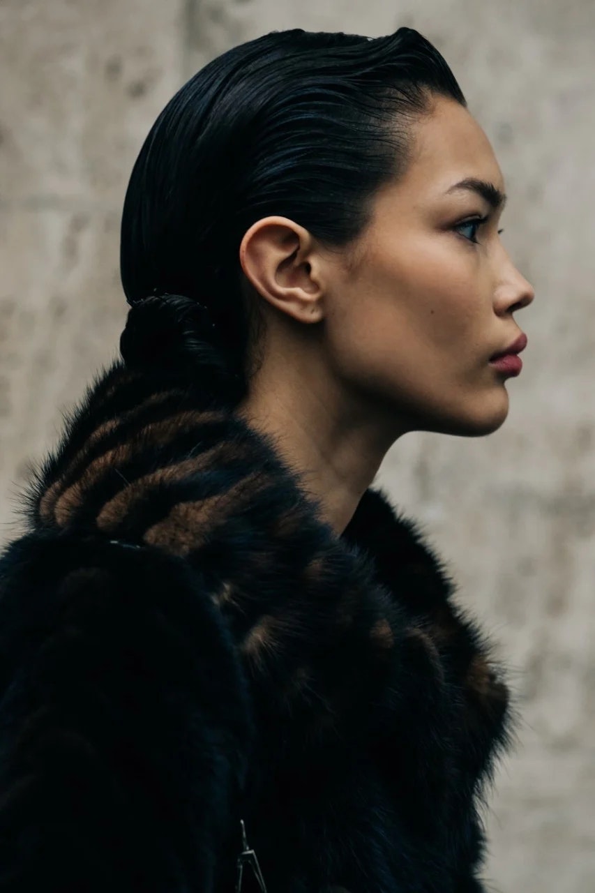 Jessica Willis outside Max Mara