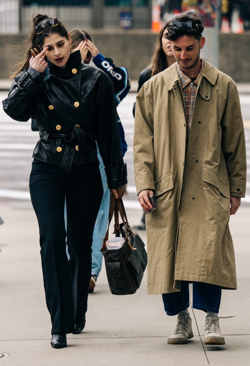 Liana Satenstein outside Eckhaus Latta