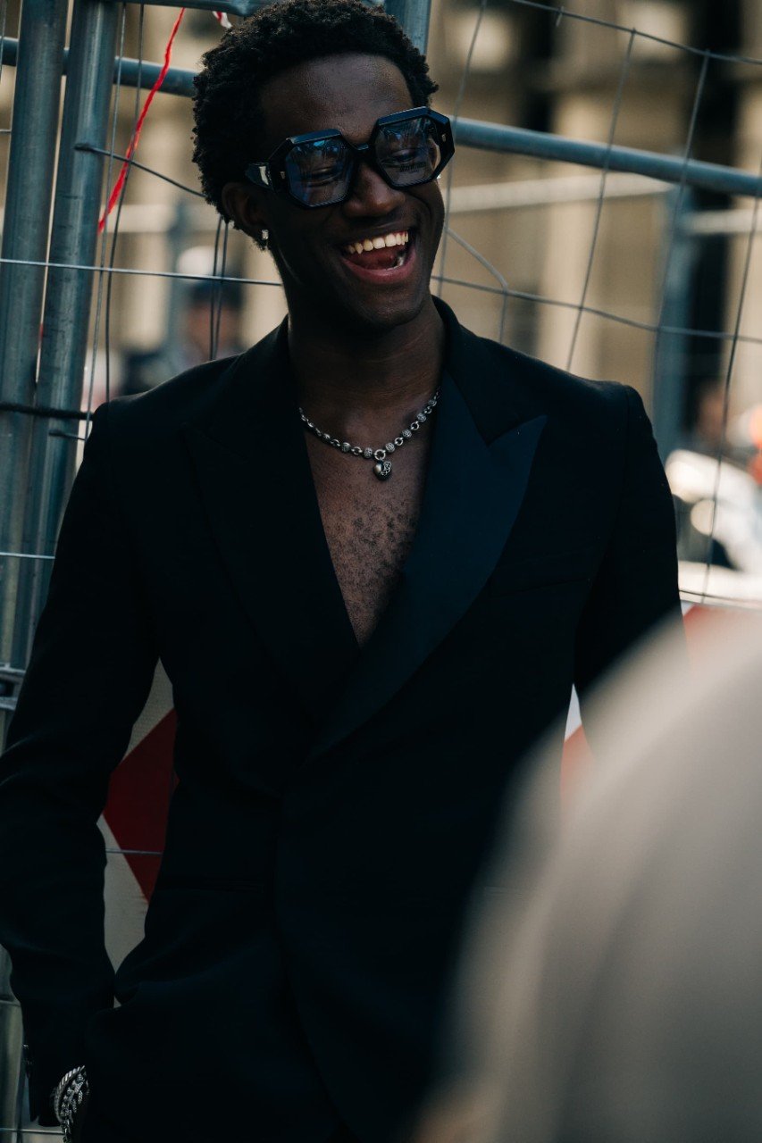 Wisdom Kaye - outside Wales Bonner