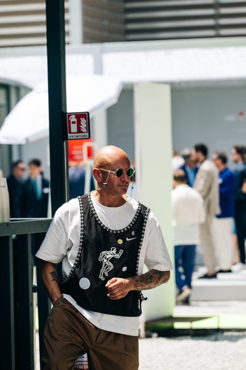 Outside Pitti Uomo