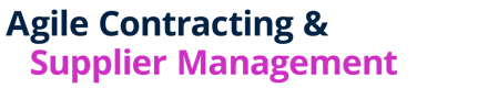 Agile Contracting & Supplier Management