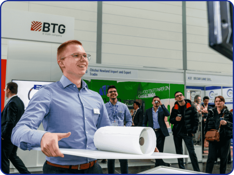 Visitors at Tissue World