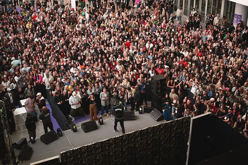 Audience at project fashion event