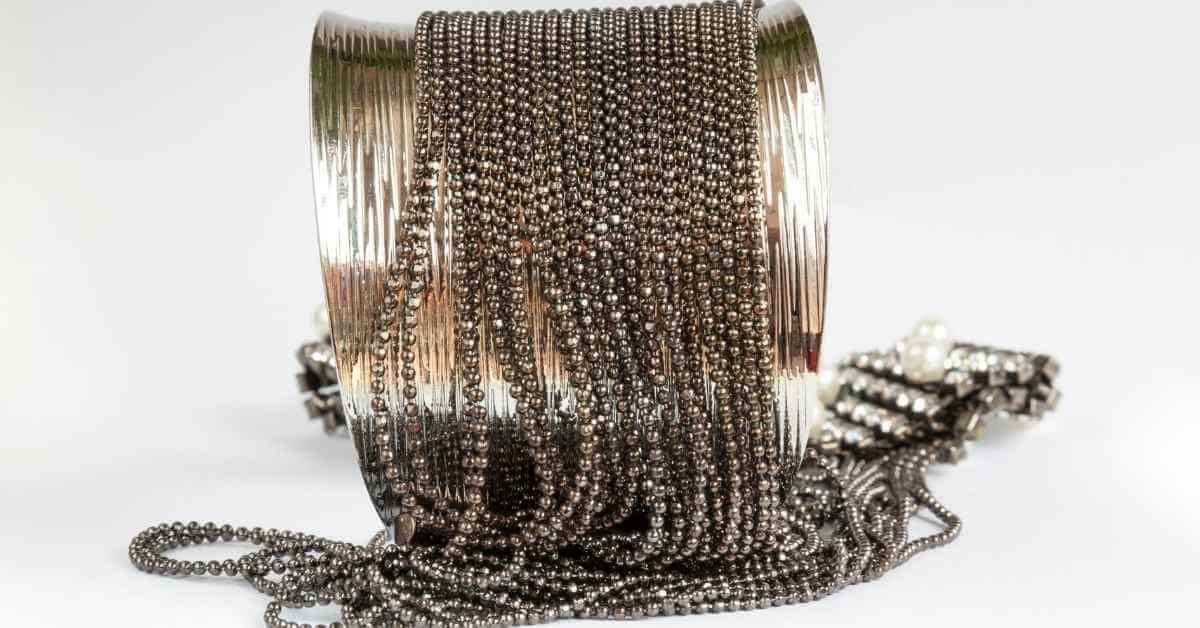 Double Chain with Gold or Silver