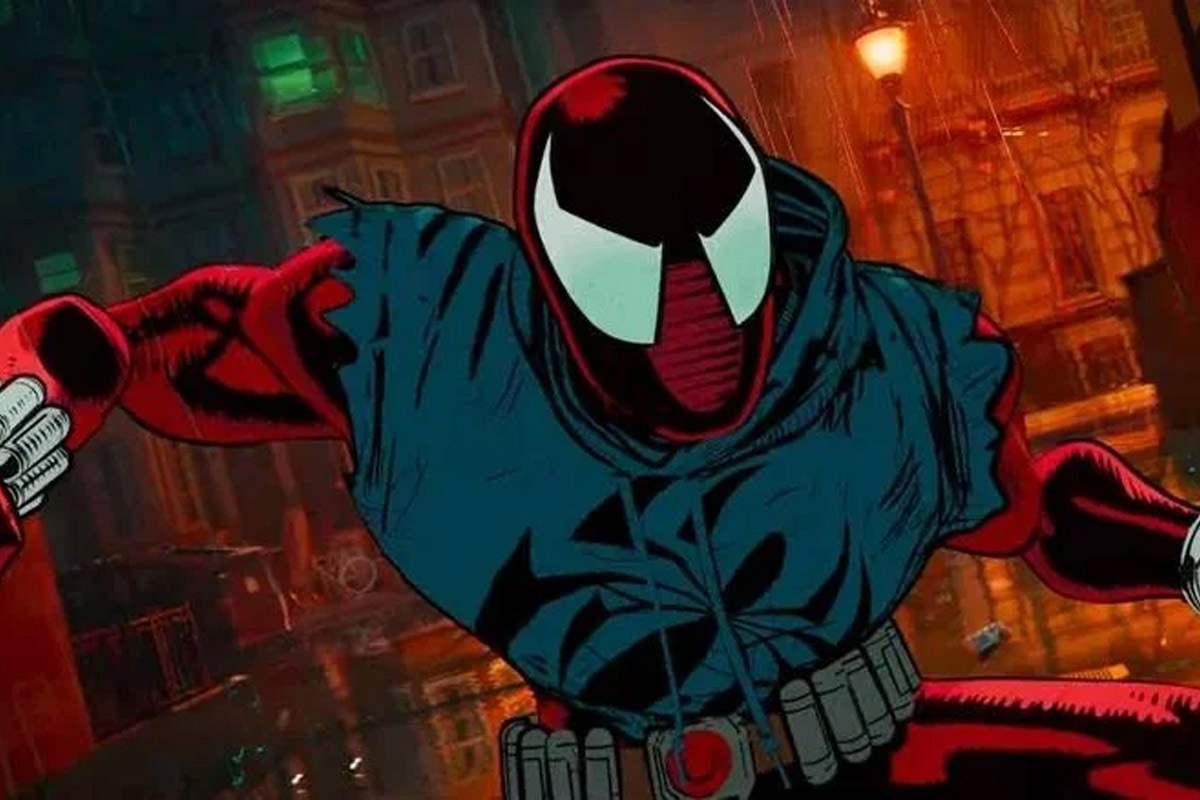 Ben poses with a hoodie missing its sleeves and a big belt