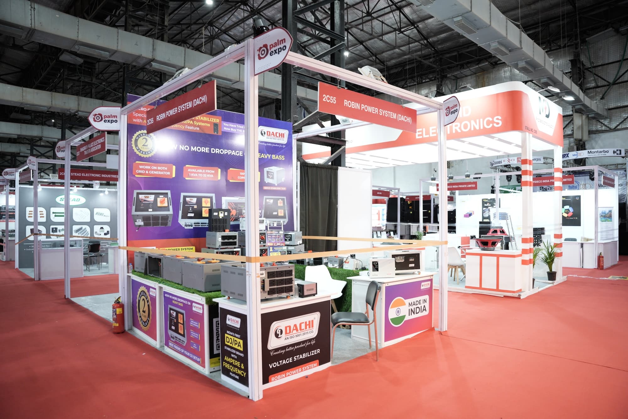 Sustainable booth at the Tools trade fair