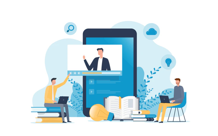 Creating a Digital Marketing Plan Illustration
