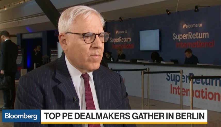 Carlyle's Rubenstein says investors are okay with slightly lower returns
