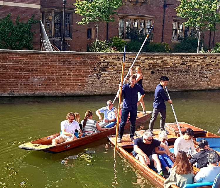 punting on the river