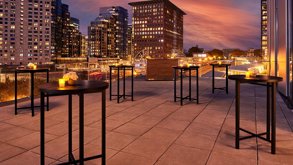 Elevate Terrace at the Omni Boston Hotel at the Seaport