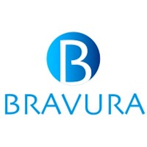 Bravura technologies logo.