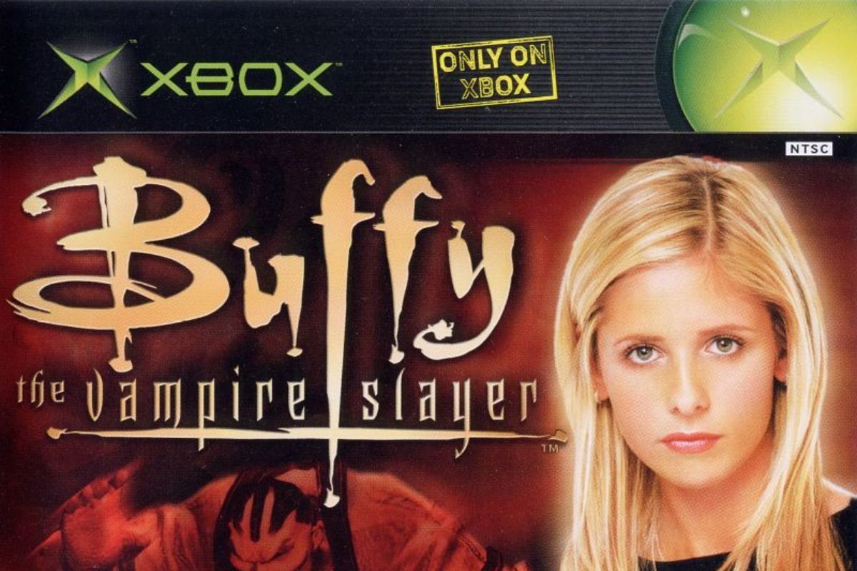 Cover of XBOX game Buffy the Vampire Slayer with an image of Buffy on the front