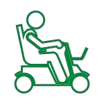 Acessibilidade com cadeiras motorizadas