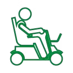 Acessibilidade com cadeiras motorizadas