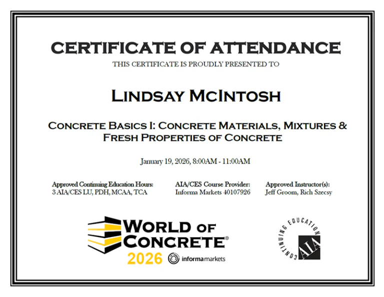 Certificate of Attendance