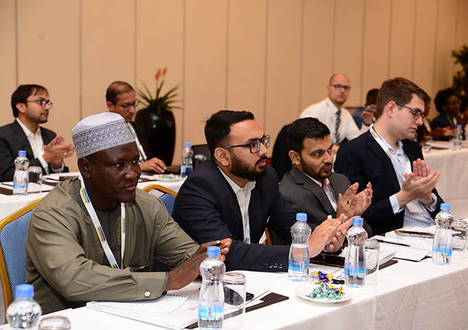 clapping at  Africa Sugar Conference