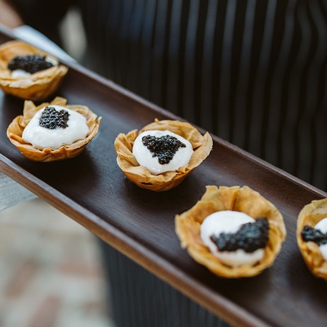 Mini caviar bites