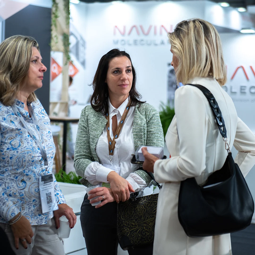 People talking in the event