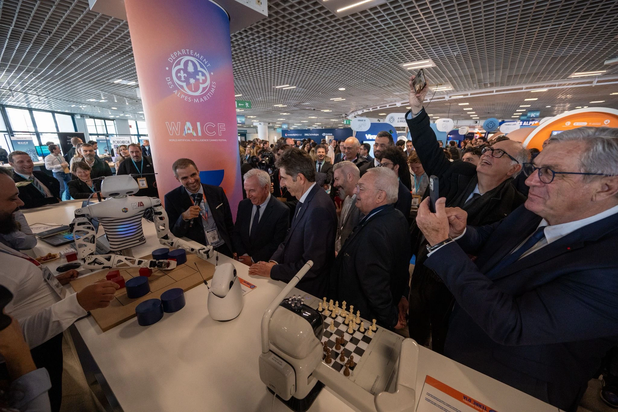 Interactions at waicf 2026 expo floor