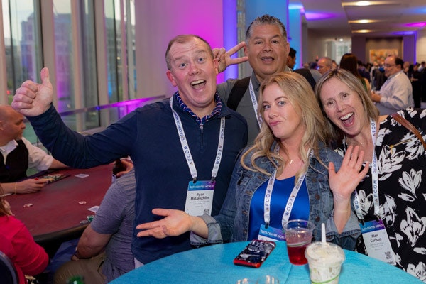 Data Center World Conference Party attendees