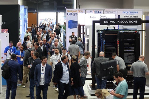Data Center World Expo Hall Welcome Reception Networking