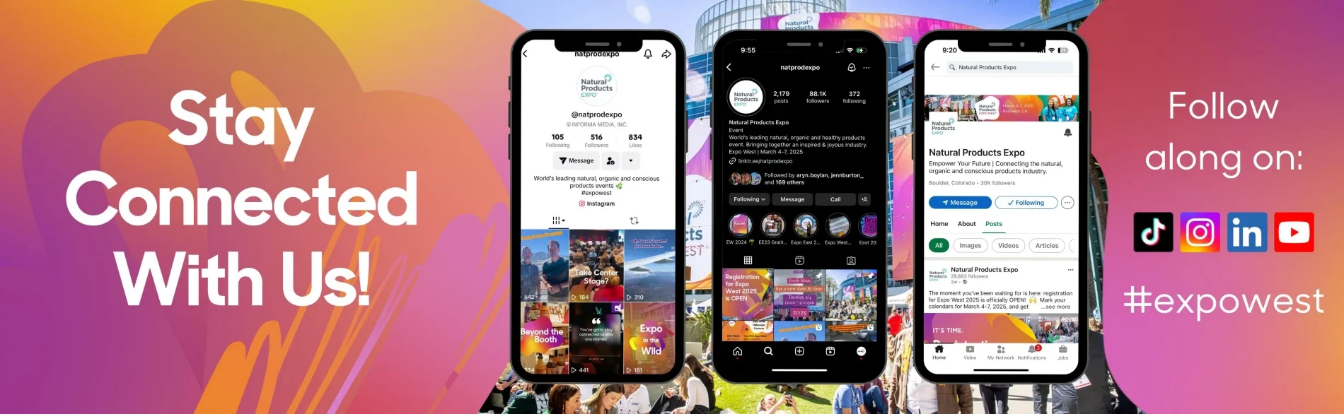 Stay Connect on Social Media