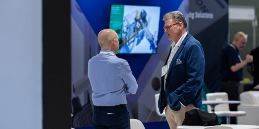 Two Associates Catching Up at Tissue World